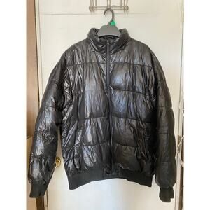 Vintage Man Alive Black Buffer Jacket/Coat XL NO HOOD